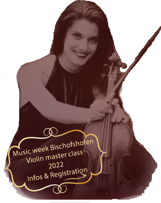 Violinistin Christine MAria Höller Anmeldung zur Meister Klasse Violine 2022