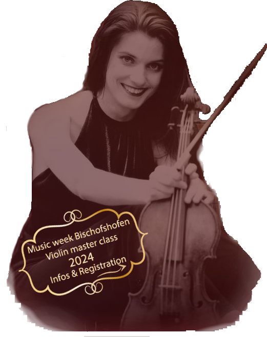 Violinistin Christine MAria Höller Registration masterclass Violine 2024